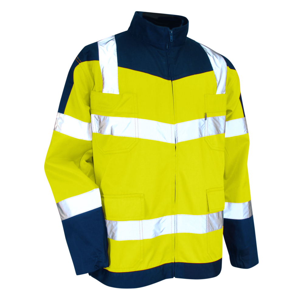 Blouson HV bicolore EN20471 PRECAUTION JAUNE MARINE - LMA LEBEURRE - 2170