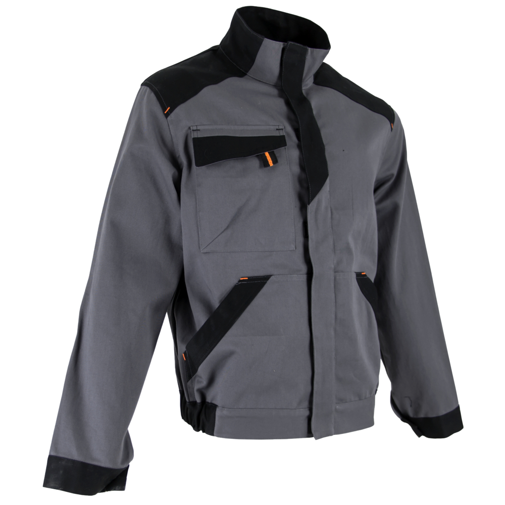 Veste bicolore multipoches BRASURE GRIS - LMA LEBEURRE - 2257