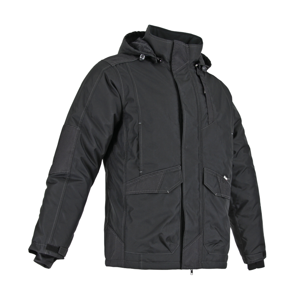 Parka emp renforcés + capuche amovible OURAL NOIR - LMA LEBEURRE - 2268