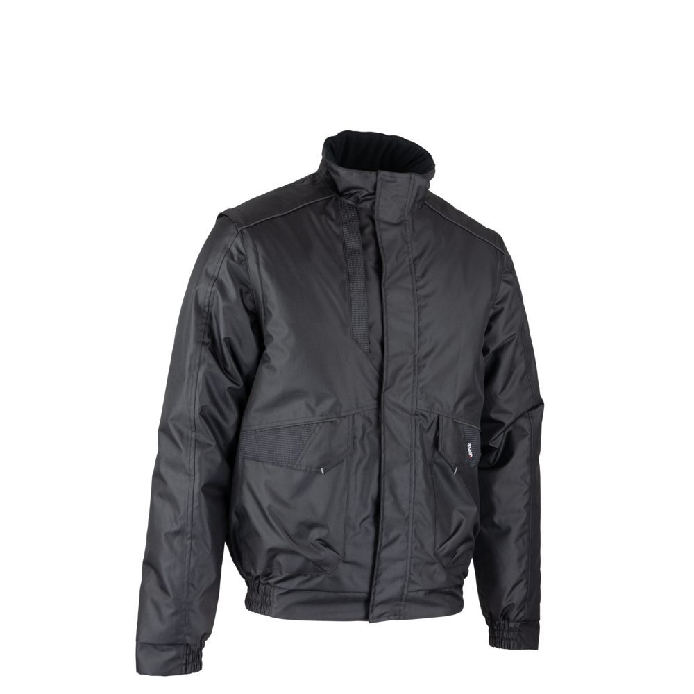 Blouson matelassé col montant SOTCHI NOIR - LMA LEBEURRE - 2290