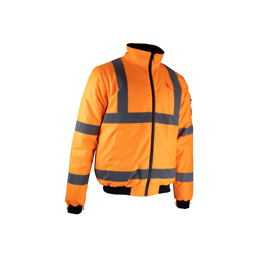 Blouson HV manches amovible TUBE ORANGE FLUO - LMA LEBEURRE - 2298