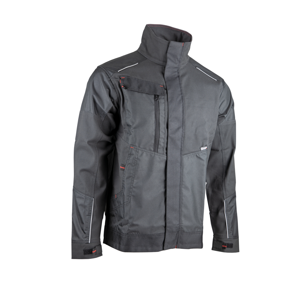 Veste bicolore stretch AXONE GRIS NUIT NOIR - LMA LEBEURRE - 2325