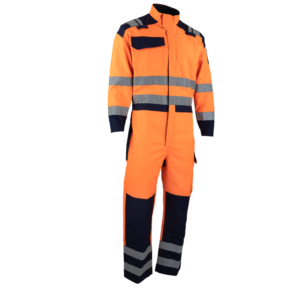 Combinaison LUNAIRE ORANGE MARINE - RISK E2 HV PG - LMA LEBEURRE - 4156