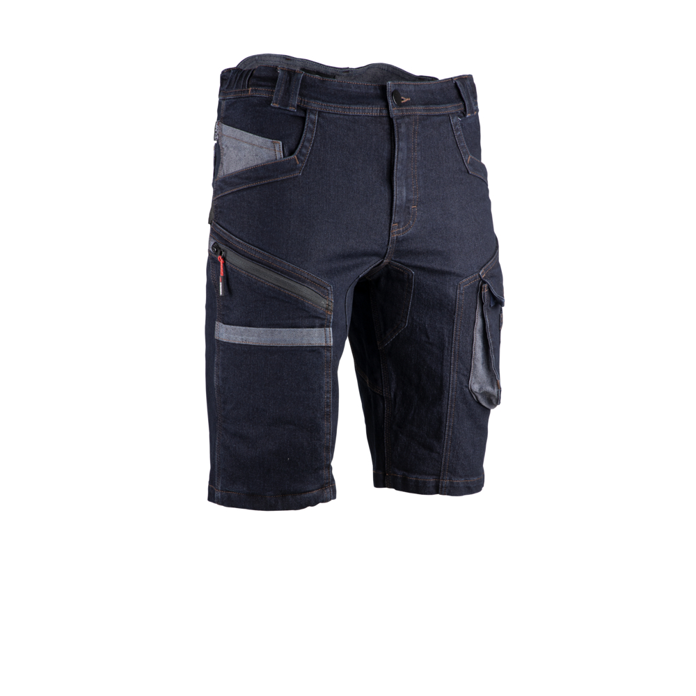 Bermuda denim stretch multipoches SHELTON DENIM - LMA LEBEURRE - 6147