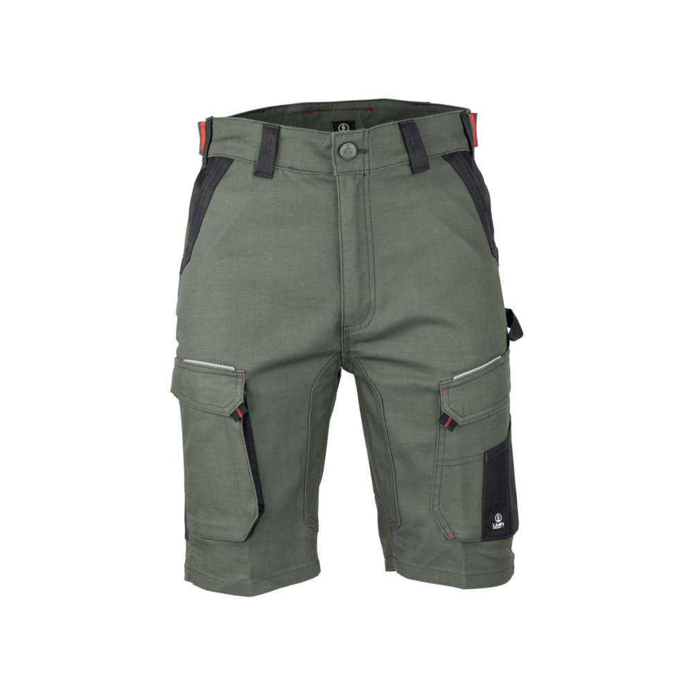 Bermudas multipoches stretch  GRABEN KAKI NOIR - LMA LEBEURRE - 6172