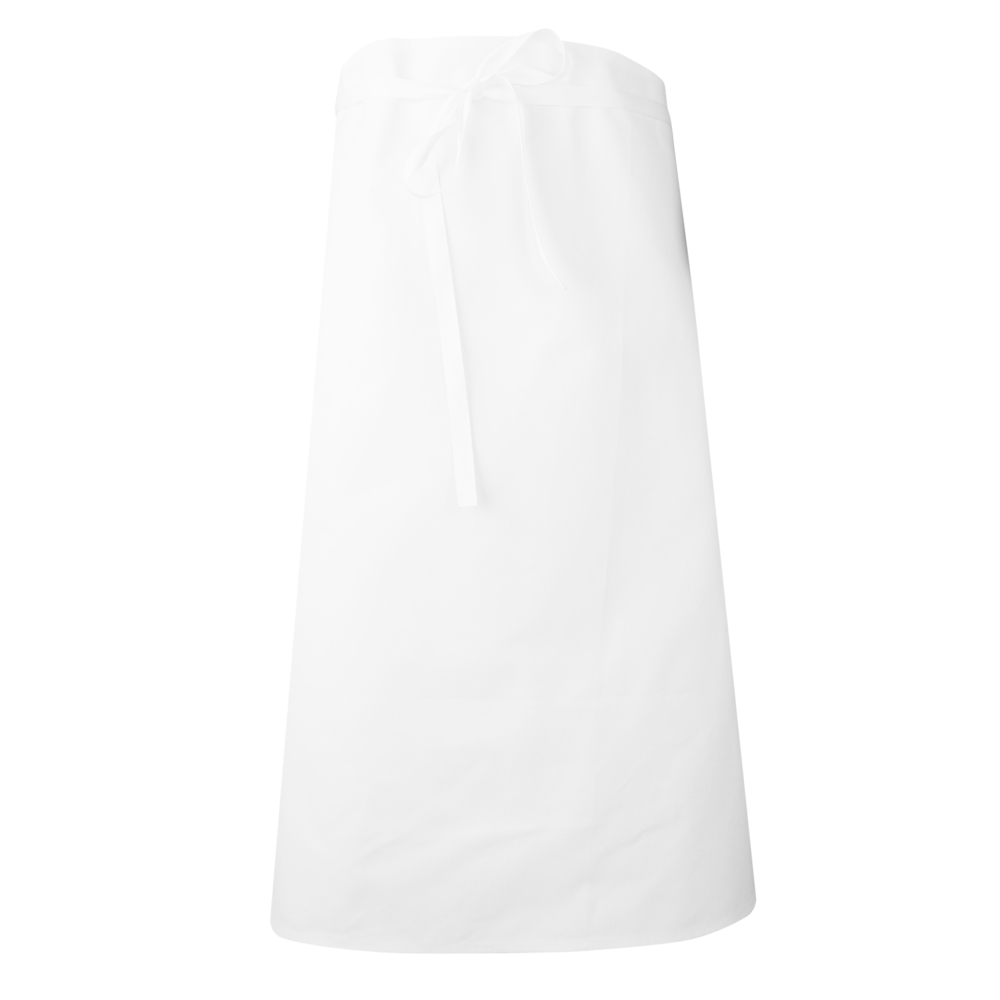Tablier de cuisinier rectangle 90 cm GASTRONOME blanc - LMA LEBEURRE - 7035-U