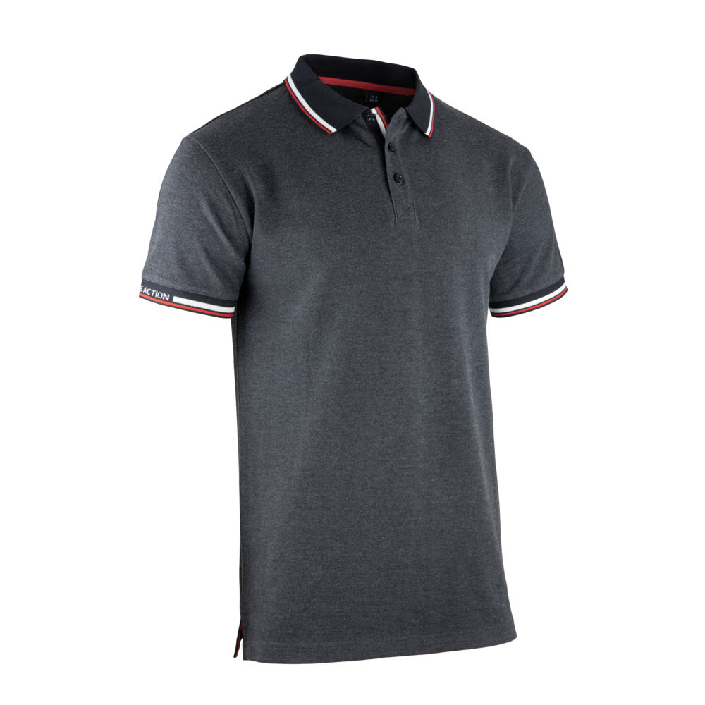 Polo maille pique MC LORD GRIS FONCÉ - LMA LEBEURRE - 9285