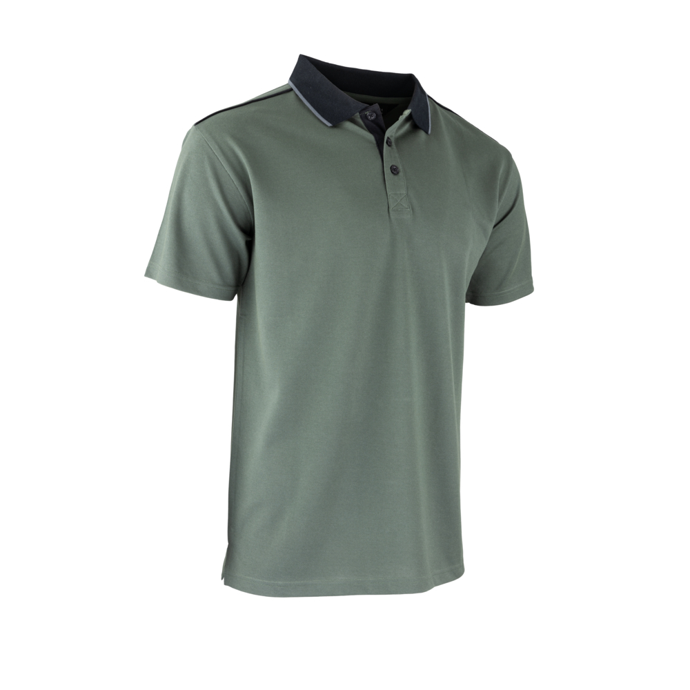 Polo maille pique MC PAMPA KAKI - LMA LEBEURRE - 9321