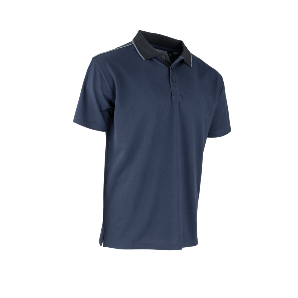 Polo maille pique MC  GOLFE MARINE - LMA LEBEURRE - 9325