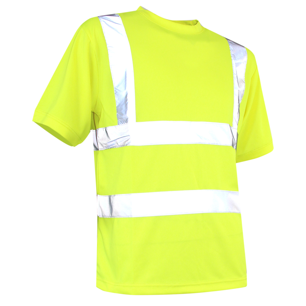 T-shirt col rond HV GYROPHARE JAUNE - LMA LEBEURRE - 951800