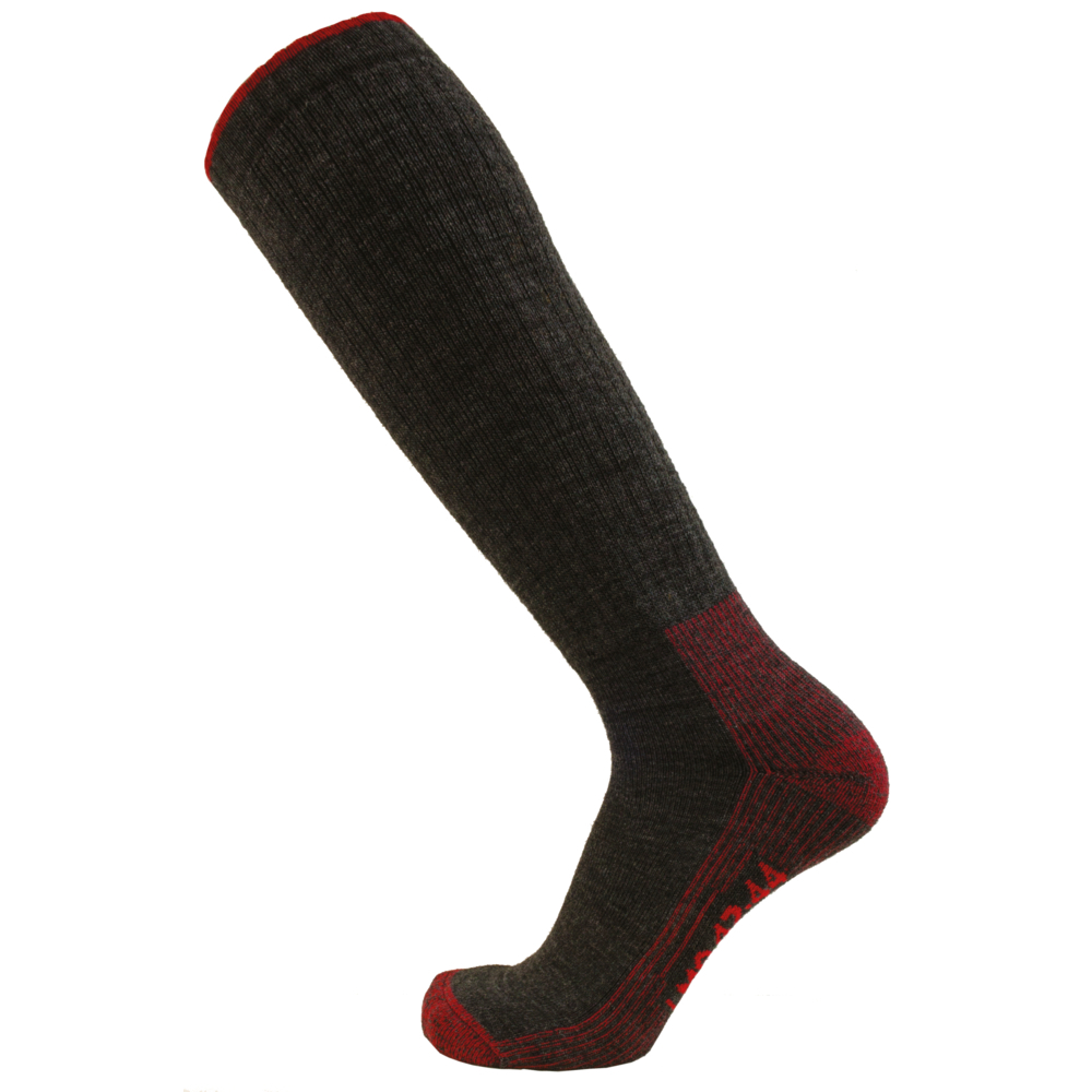 2 paires chaussettes mi-bas laine/cordura  EROS NOIR RGE GRIS RGE - LMA LEBEURRE - 99103C
