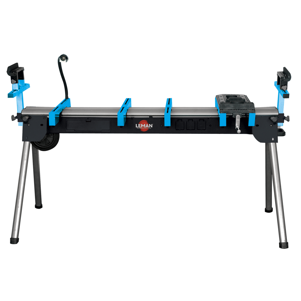 Stand établi portatif avec prises étau et lampe LEMAN - EST290