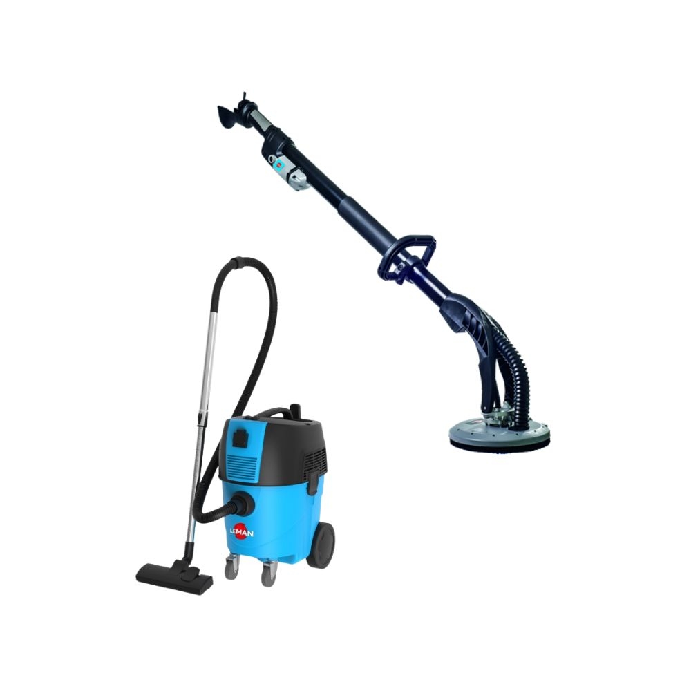 Aspirateur LOASP303 et ponceuse POG225 LEMAN - KIT225303