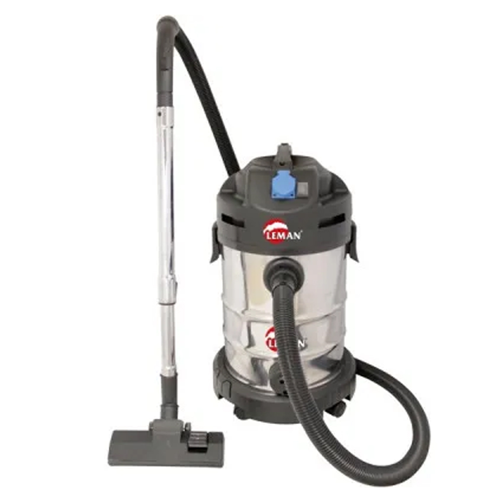 Aspirateur synchro 30L utiles 1400W cuve inox LEMAN - LOASP301