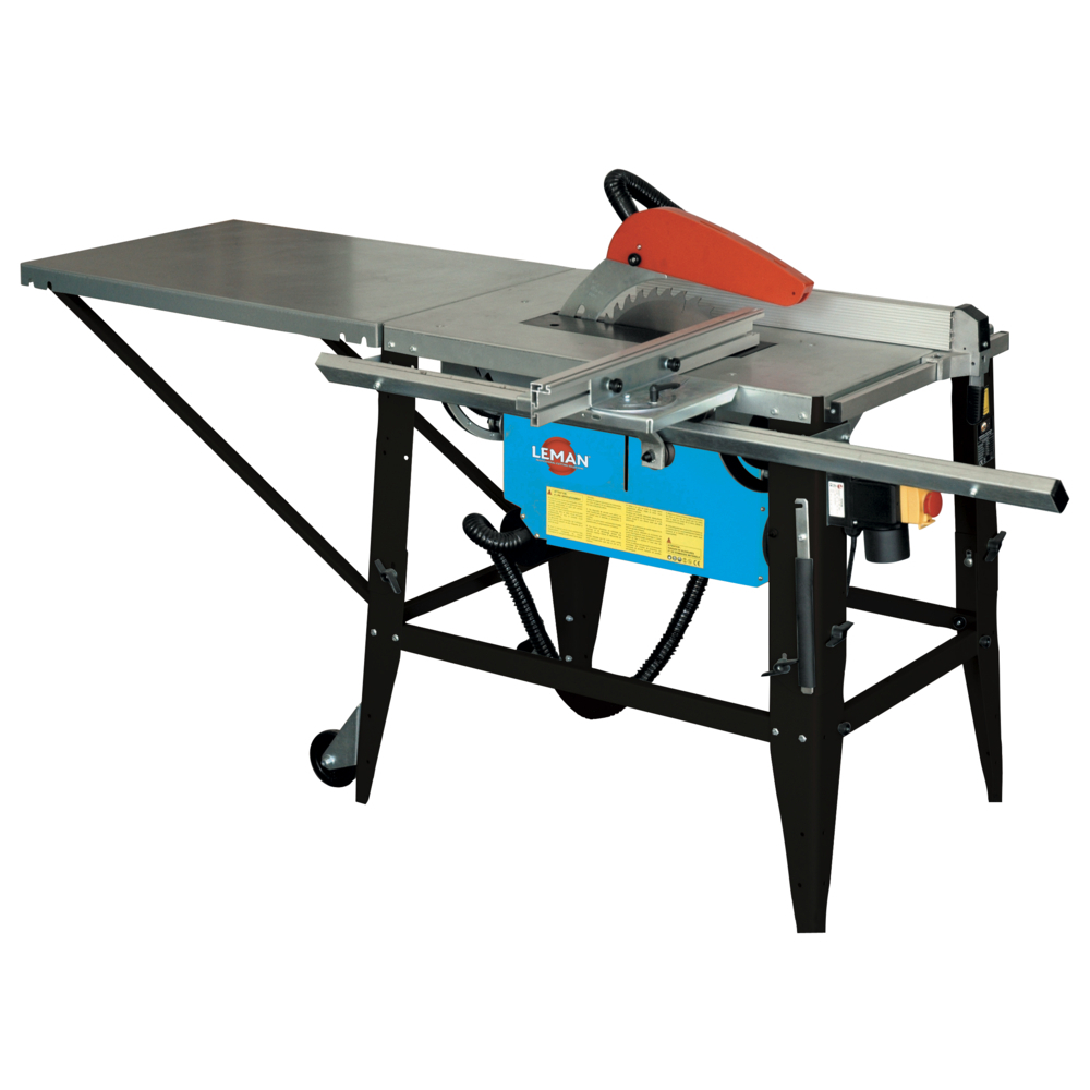 Scie sur table diam 315mm avec chariot avec lame Z24 anti recul LEMAN - LOSST315