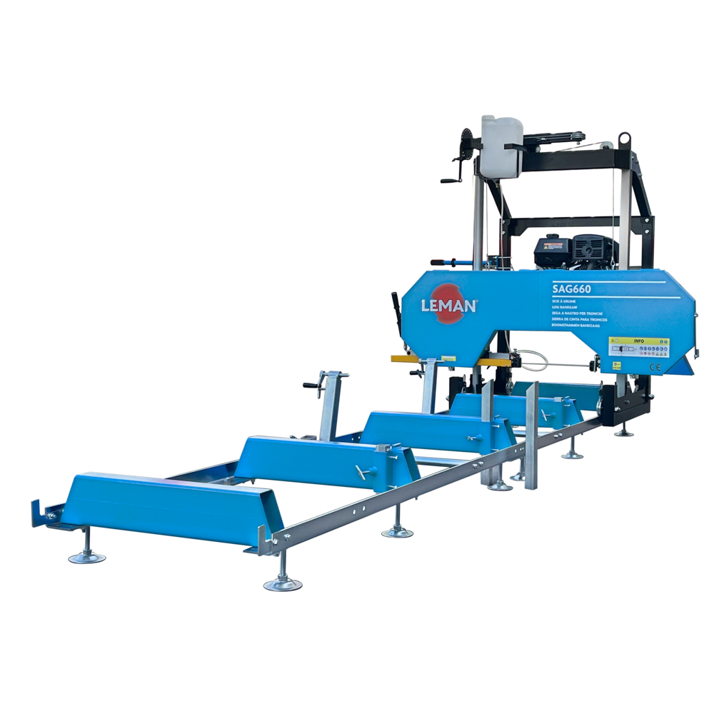 Scie à grume 660mm therm banc 2000mm rallonge 2000mm LEMAN - SAG660