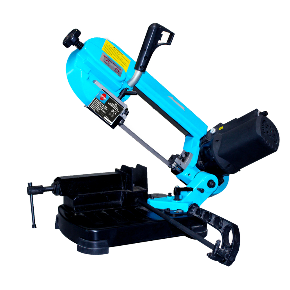 Scie à ruban metal diam 125mm 400W lame 1435mm LEMAN - SRM125