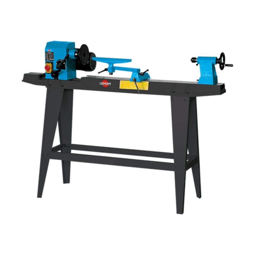 Tour à bois entre-pointes 850mm pietement acier LEMAN - TAB085