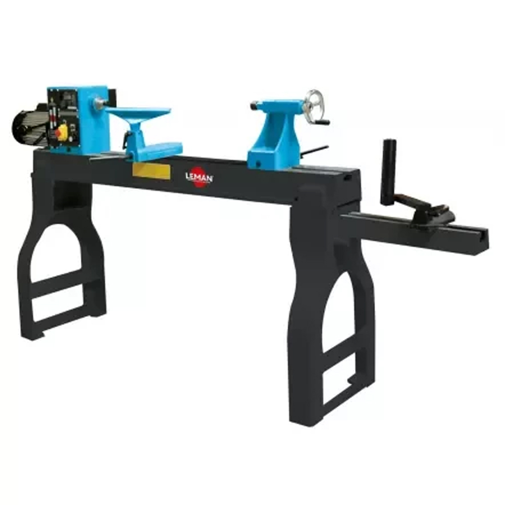 Tour à bois entre-pointes 1200mm pietement fonte variateur électronique LEMAN - TAB120