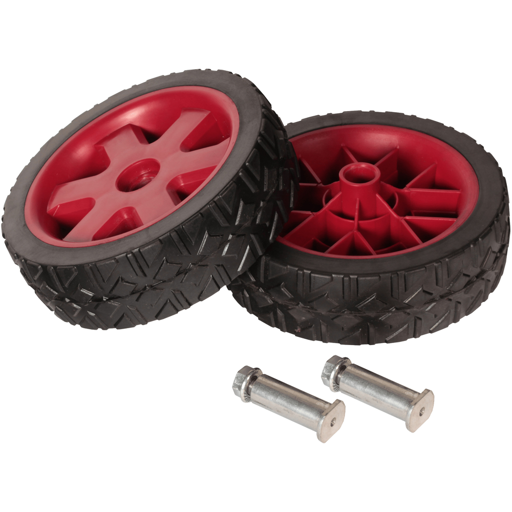 Kit 2 roues pl. rn diamètre 200 +axes LACME - 197010