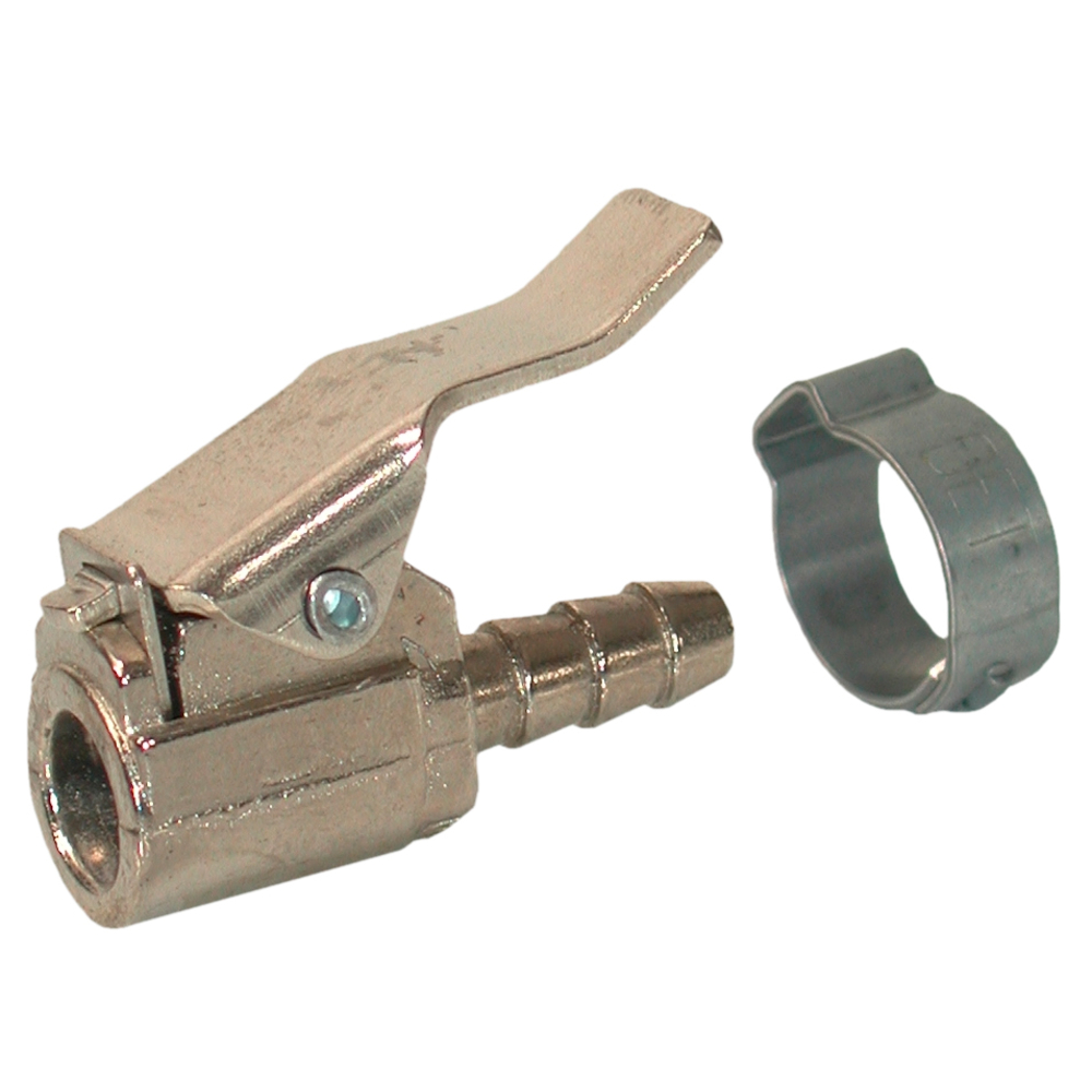 Embout de gonflage + collier - embout norme AFAQ - LACME - 308102