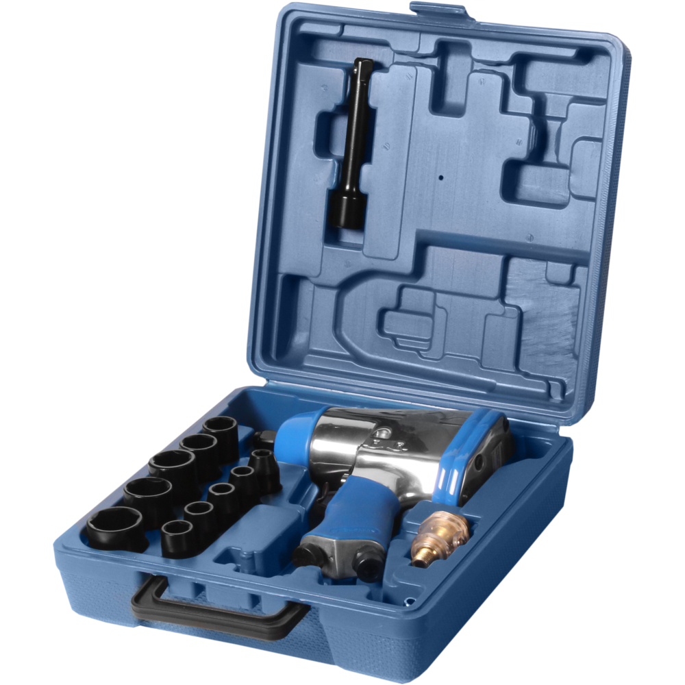 Coffret clé à chocs 1/2” - 310n.m - système de frappe à simple marteau - corps en aluminium compact LACME - 340410