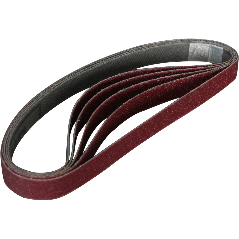 Jeu 5 bandes abrasives 10x330:gr100 LACME - 344905