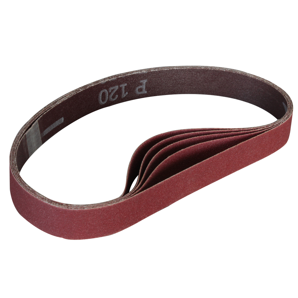 Jeu 5 bandes abrasives 20x520:gr120 LACME - 344916