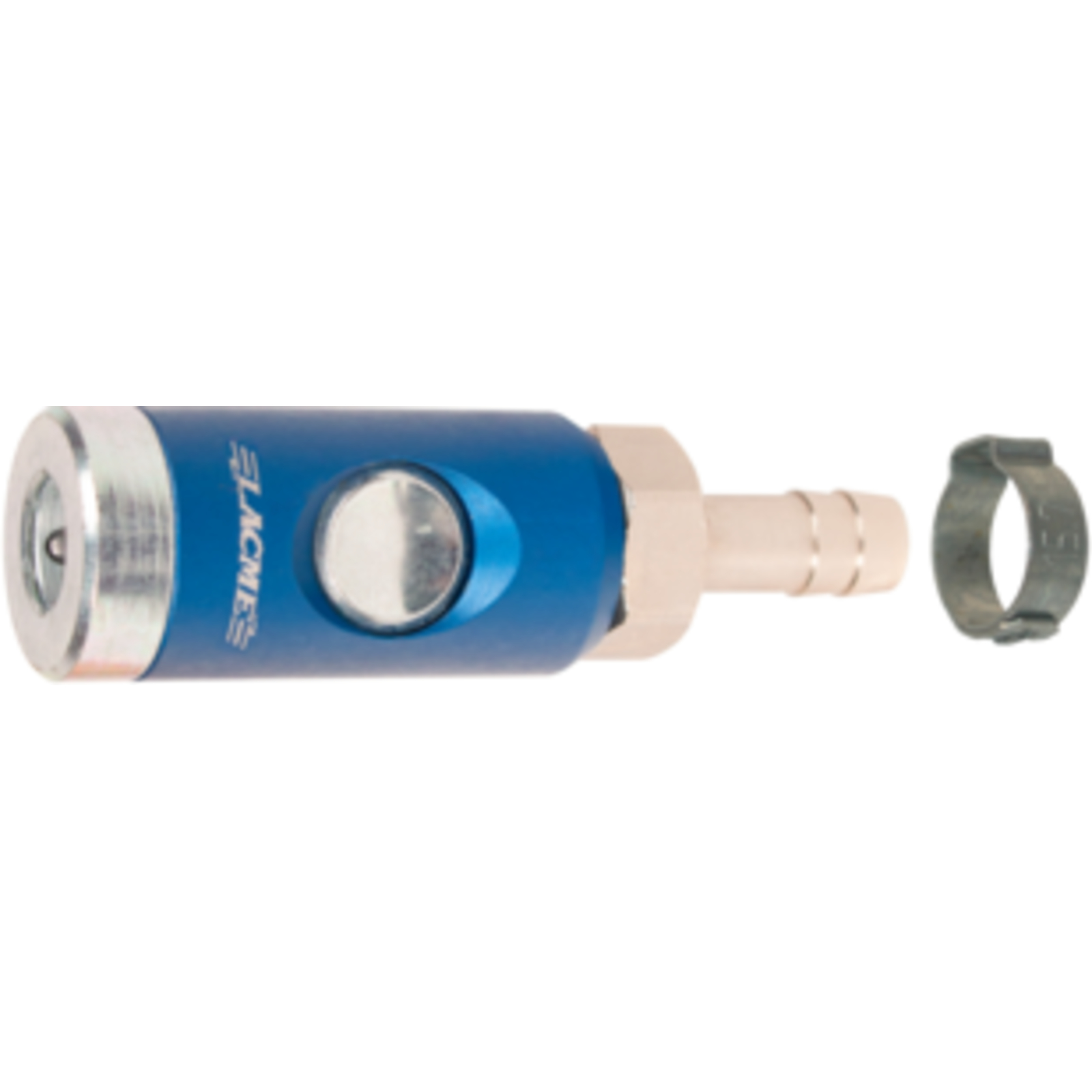 Rac 3110S Coupleur de sécurité profil euro 7,2 - Cannelé Tuyau Ø10mm + Collier LACME - 356214
