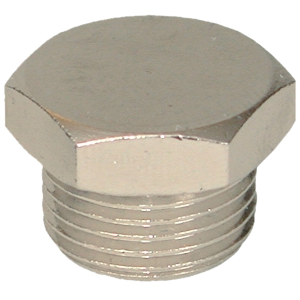 Bouchon 3/8m laiton nickele LACME - 358952
