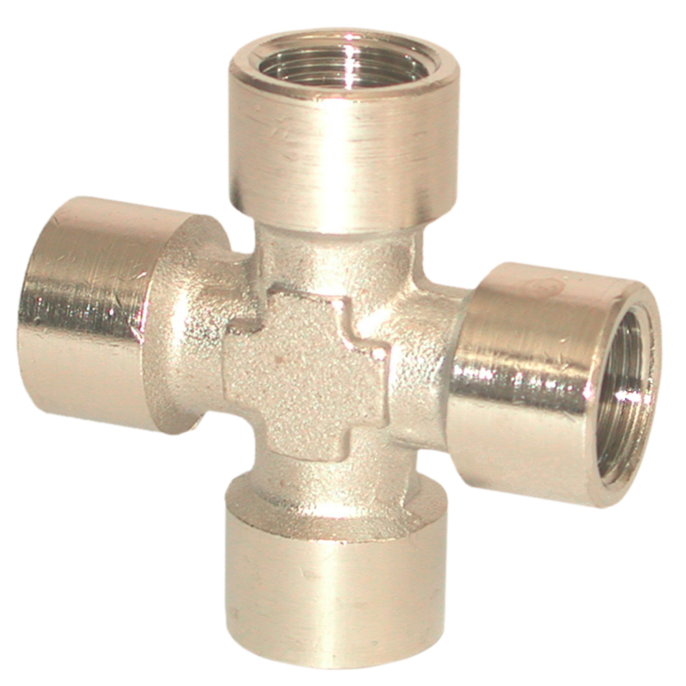 Croix 3/8ffff laiton nickele LACME - 358980