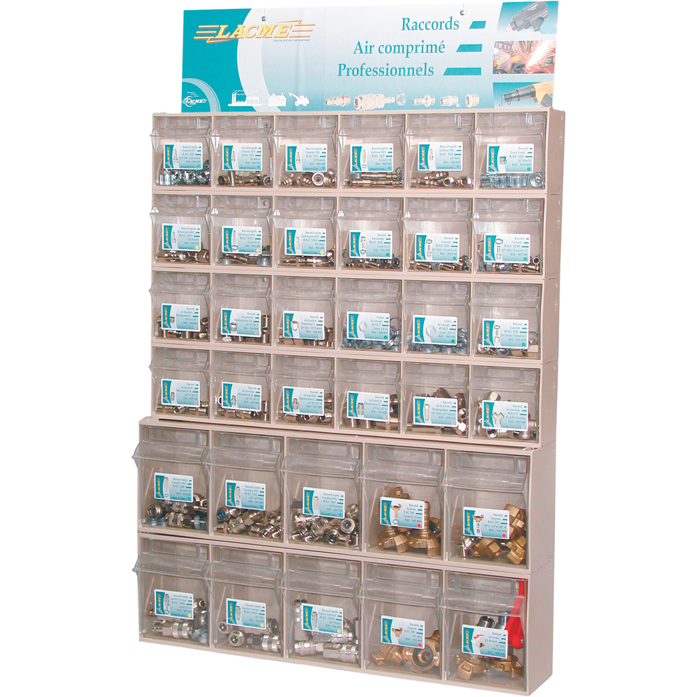 Presentoir raccordss univers.2 LACME - 370100