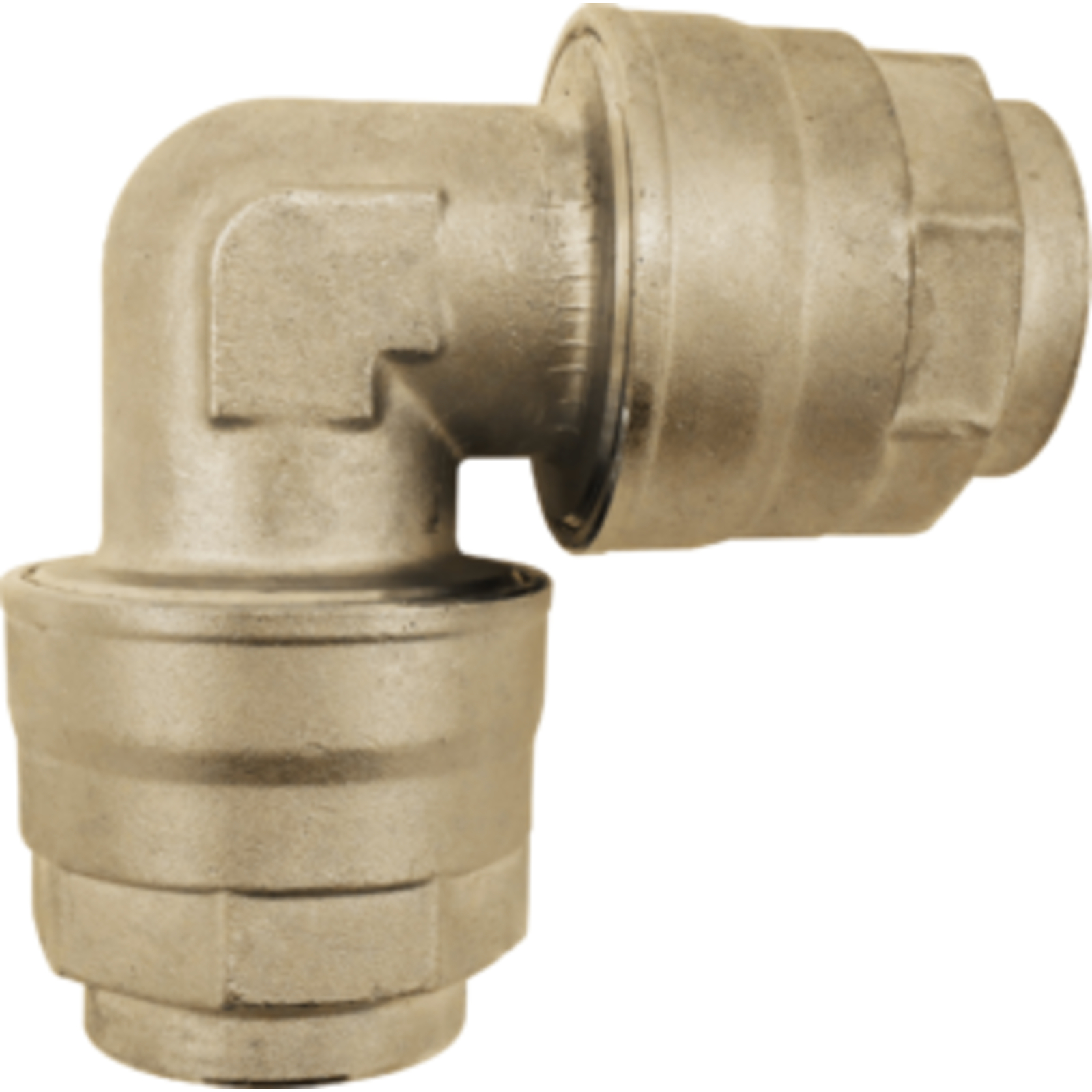 Raccord Union coudé 90° en laiton Nickelé pour réseau d'air Tube DN 40 LACME - 402800