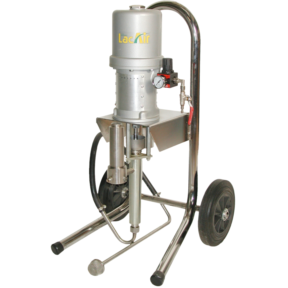 Pompe airless rs 46s chariot, piston hydrolique, filtre de sortie 100 mesh LACME - 456500