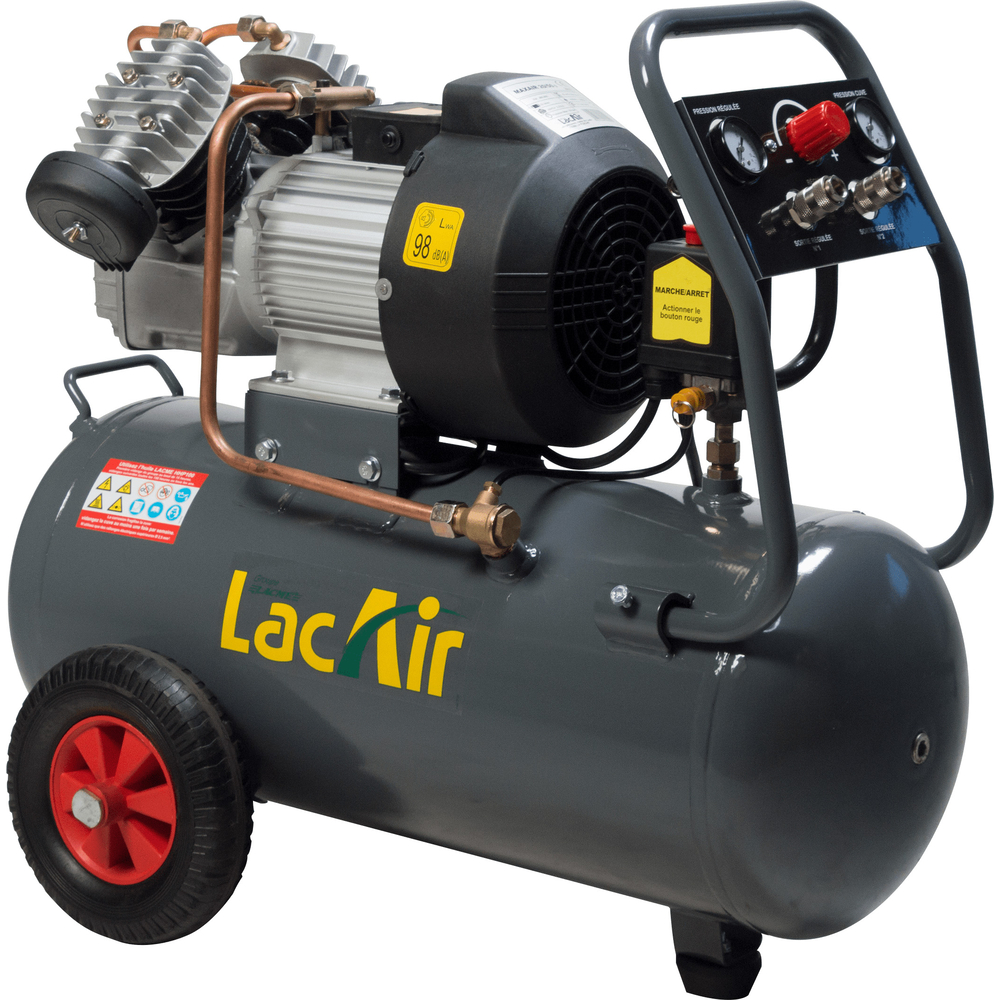 Compresseur 50 l 10 bar 3,5 cv LACME Maxair 20/50-3 - 460600