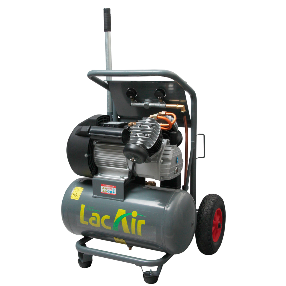 Compresseur vertical 24 l 11 bar monobloc bicylindre LACME Maxair - 460700