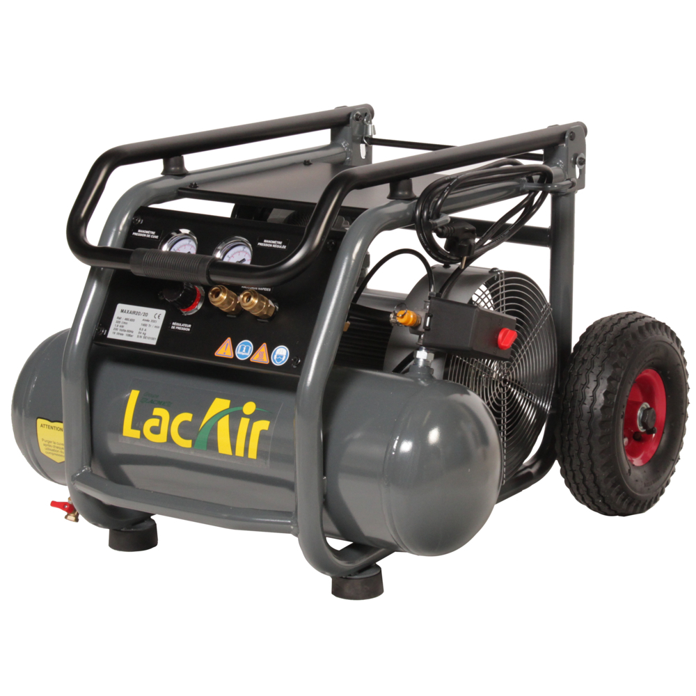 Compresseur mobile 17 l 10,5 bar LACME maxair 20/20 - 460820