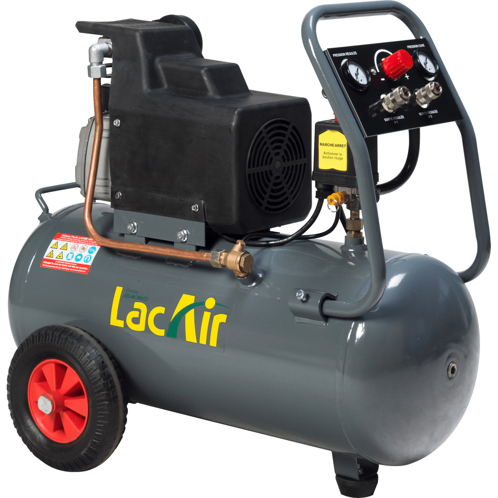 Compresseur pro mobile 50 l 10 bar 15 m³/h LACME Maxair 15/50-3 - 461500
