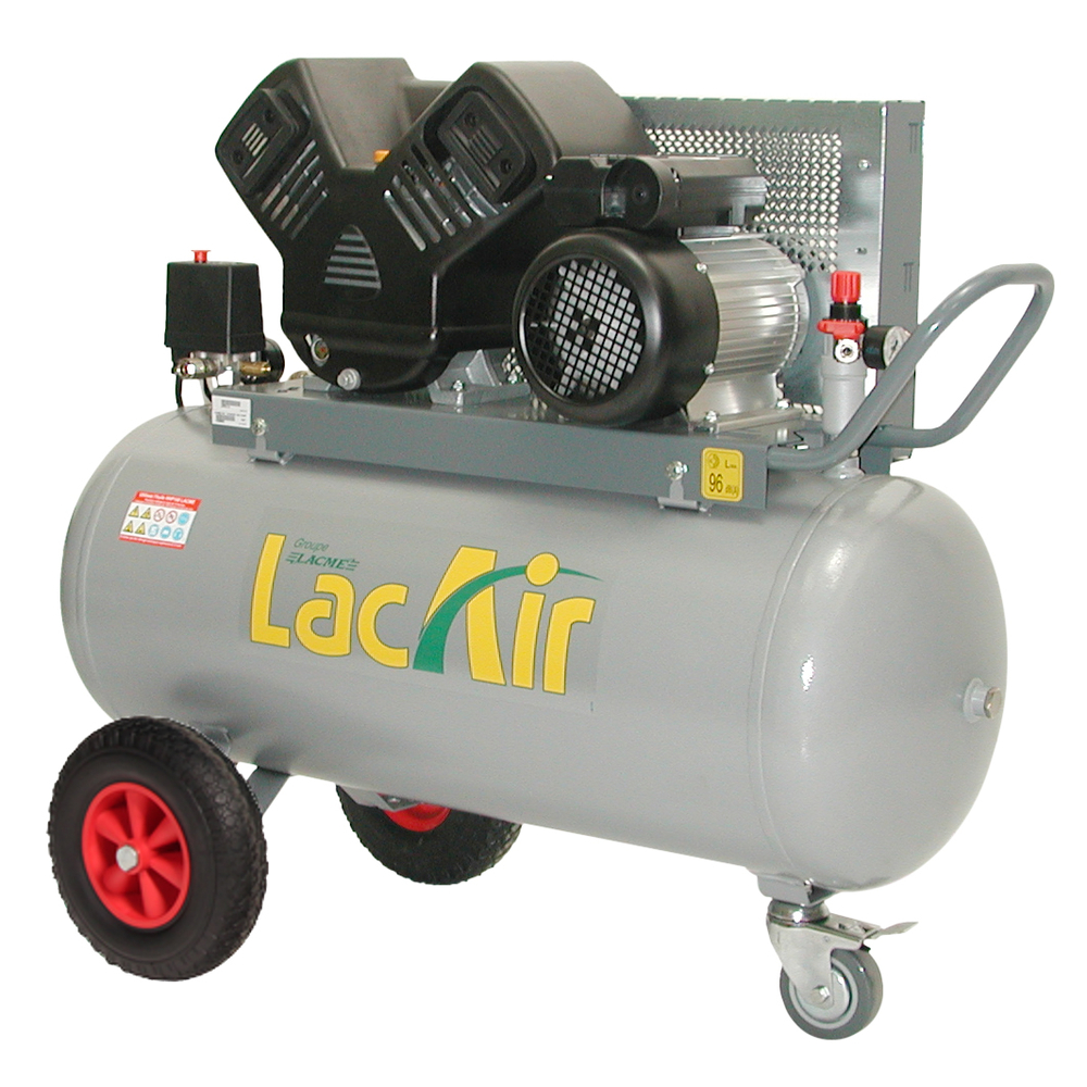 Compresseur pro 100 l 11 bar 20 m³/h LACME Twinair 20/100 - 462100