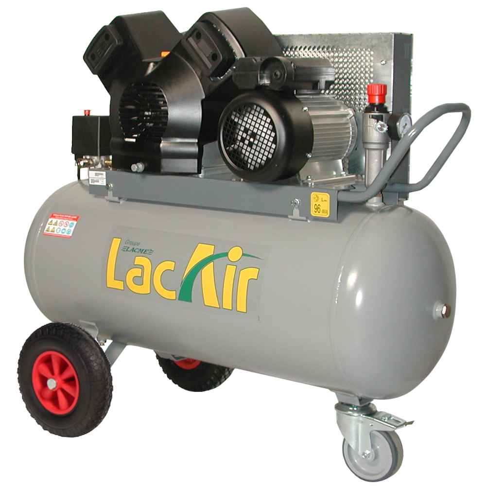 Compresseur puissant 100 l 11 bar LACME Twinair 23/100m - 462300
