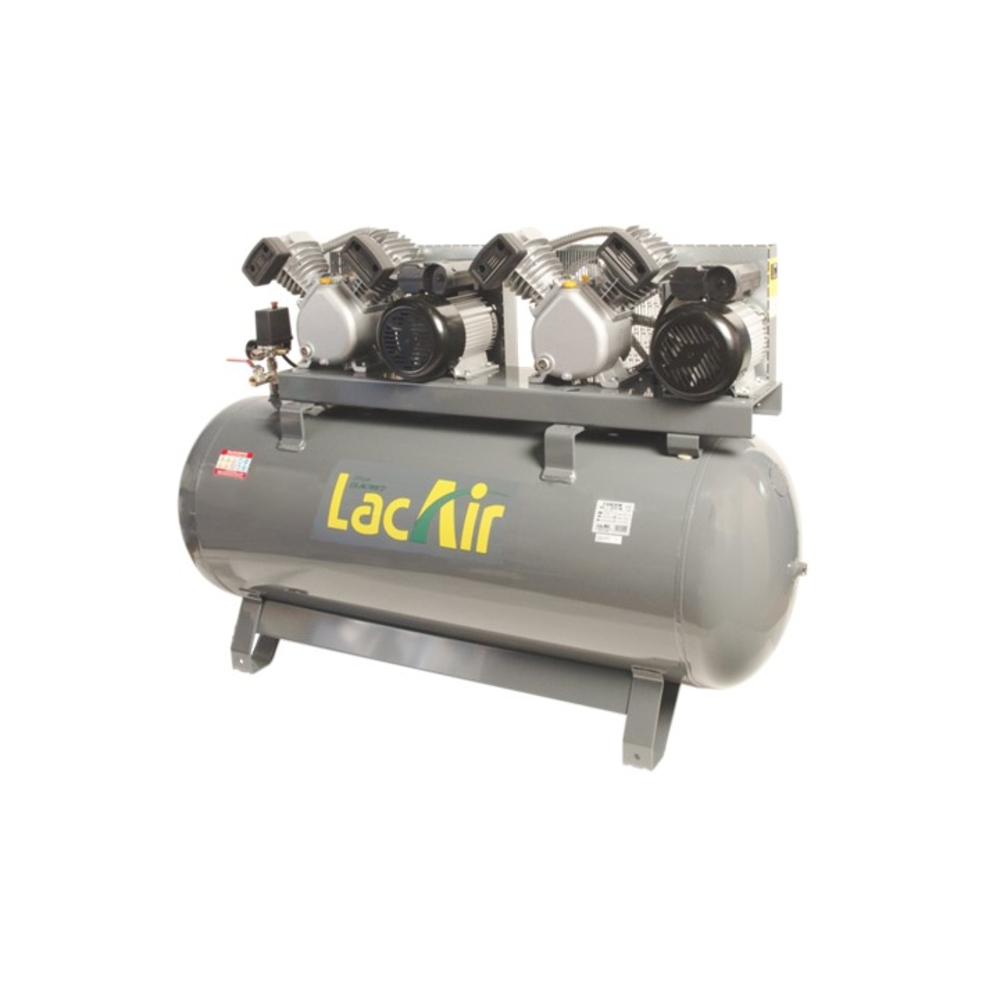 Compresseur fixe mono platine double 42 m³/h 11bar 270l LACME 462990