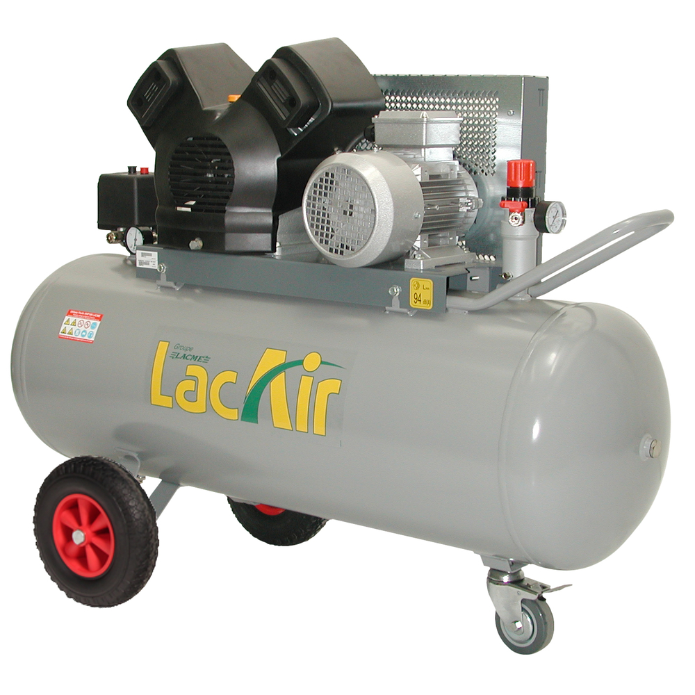 Compresseur pro 150 l 11 bar 28 m³/h LACME Twinair 28/150t - 463400