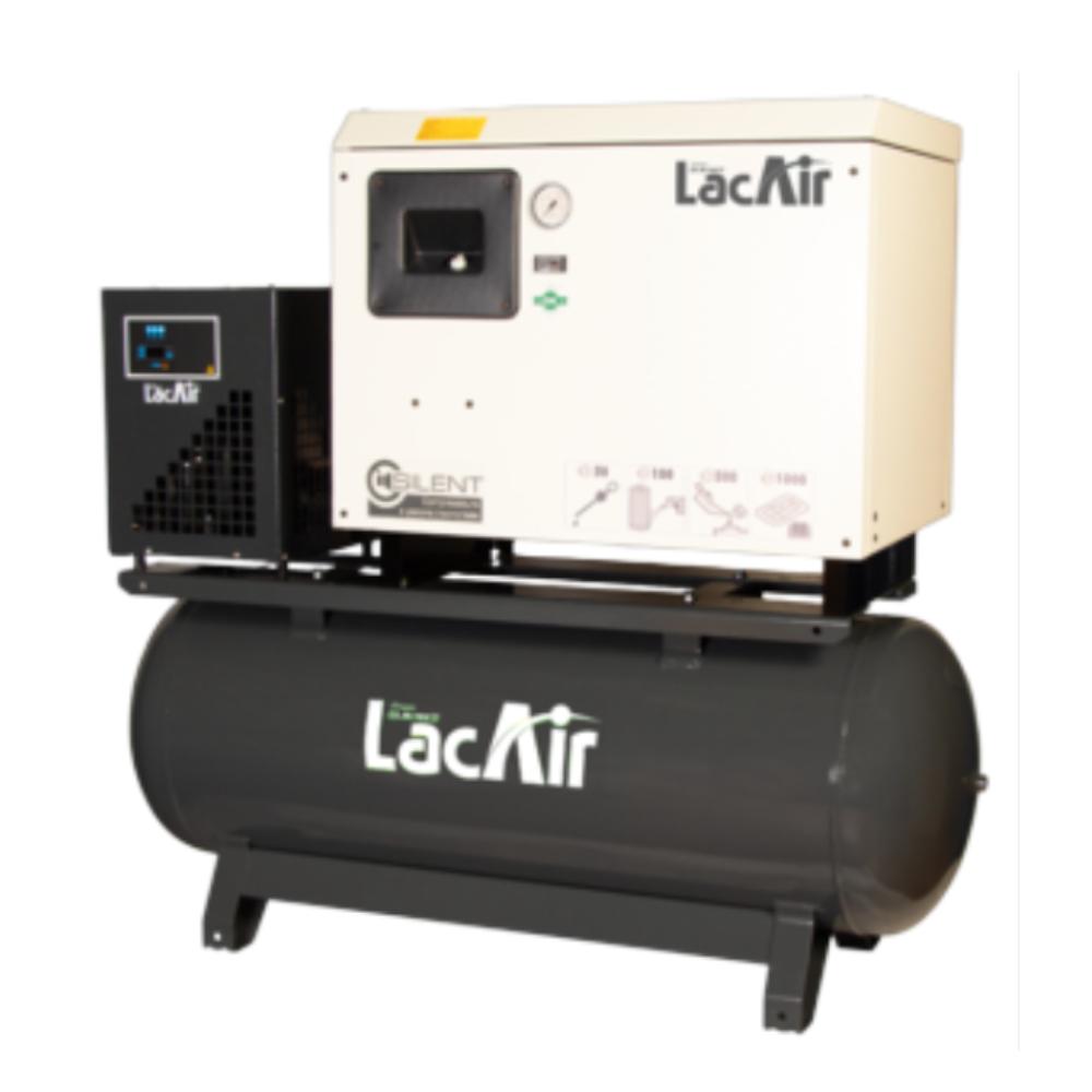 Compresseur silencieux tri 270l 4cv 32,4 m³/h LACME silent C32/270 SC-D 464765