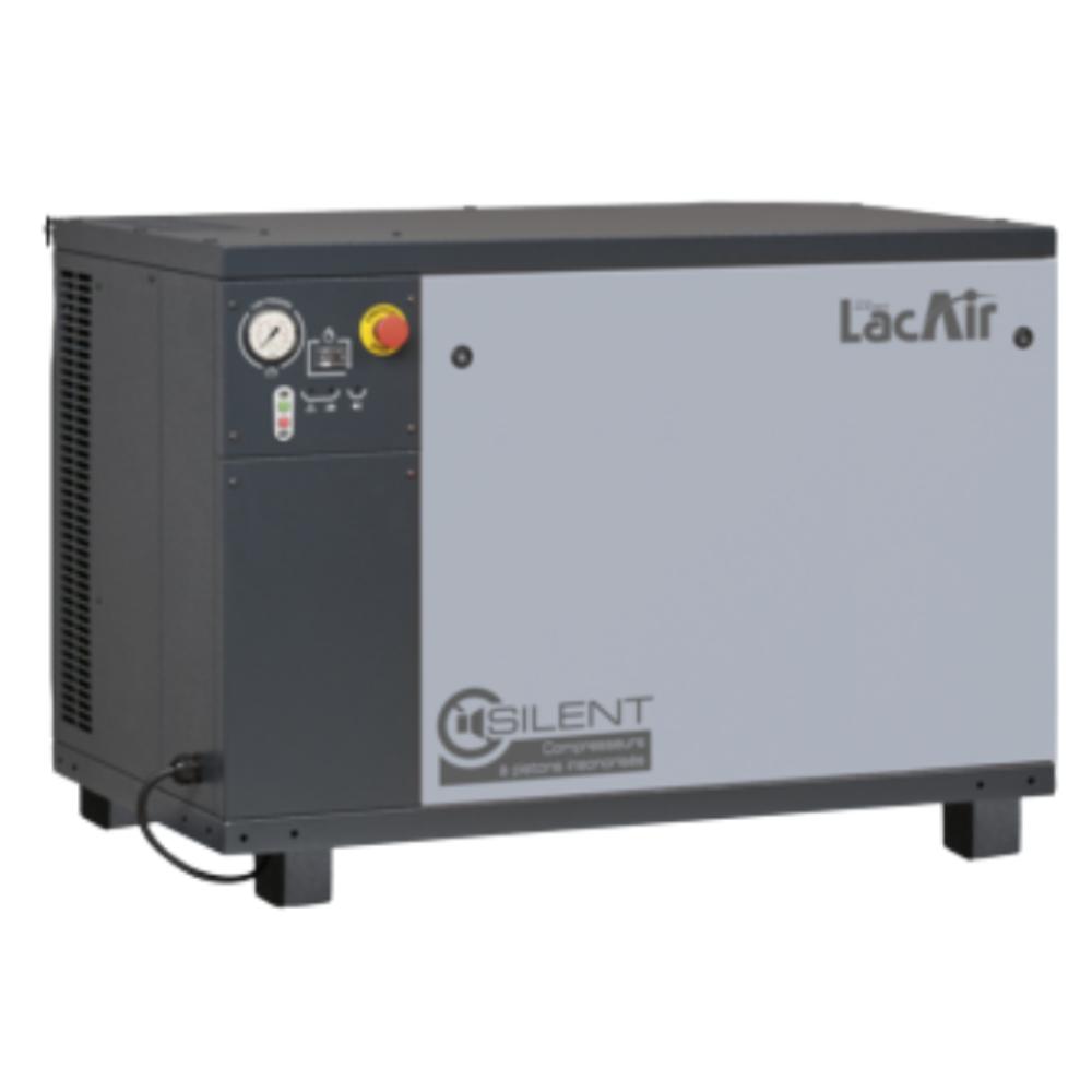 Compresseur insonorisé tri LACME C54ET 54m³/h 14bar bicylindre en ligne 464844