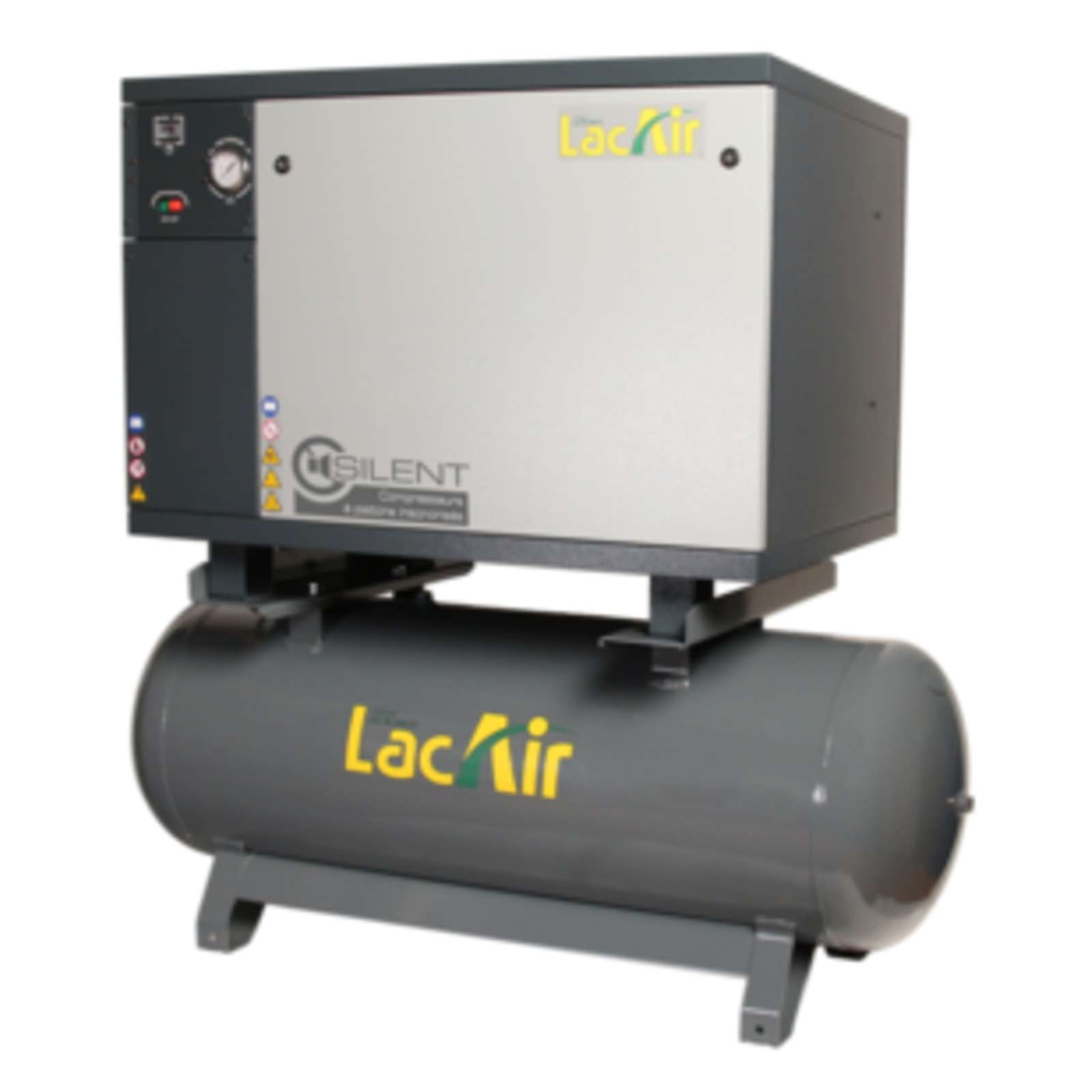 Compresseur Fixe Insonorisé C51/270 D - 50,2 m³/h triphasé - 270 litres - 10 bar LACME - 464859