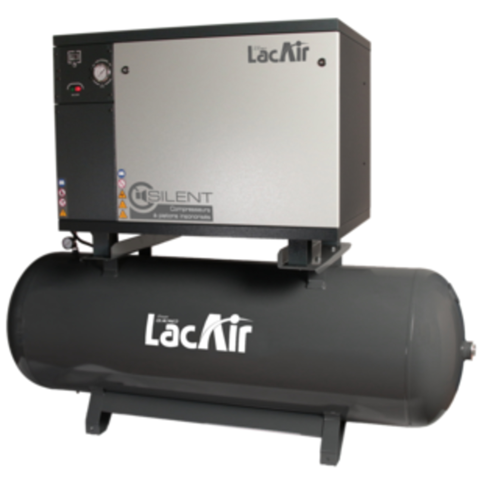 Compresseur Fixe Insonorisé C51/500 D - 50,2 m³/h triphasé 500 litres - 10 bar LACME - 464862
