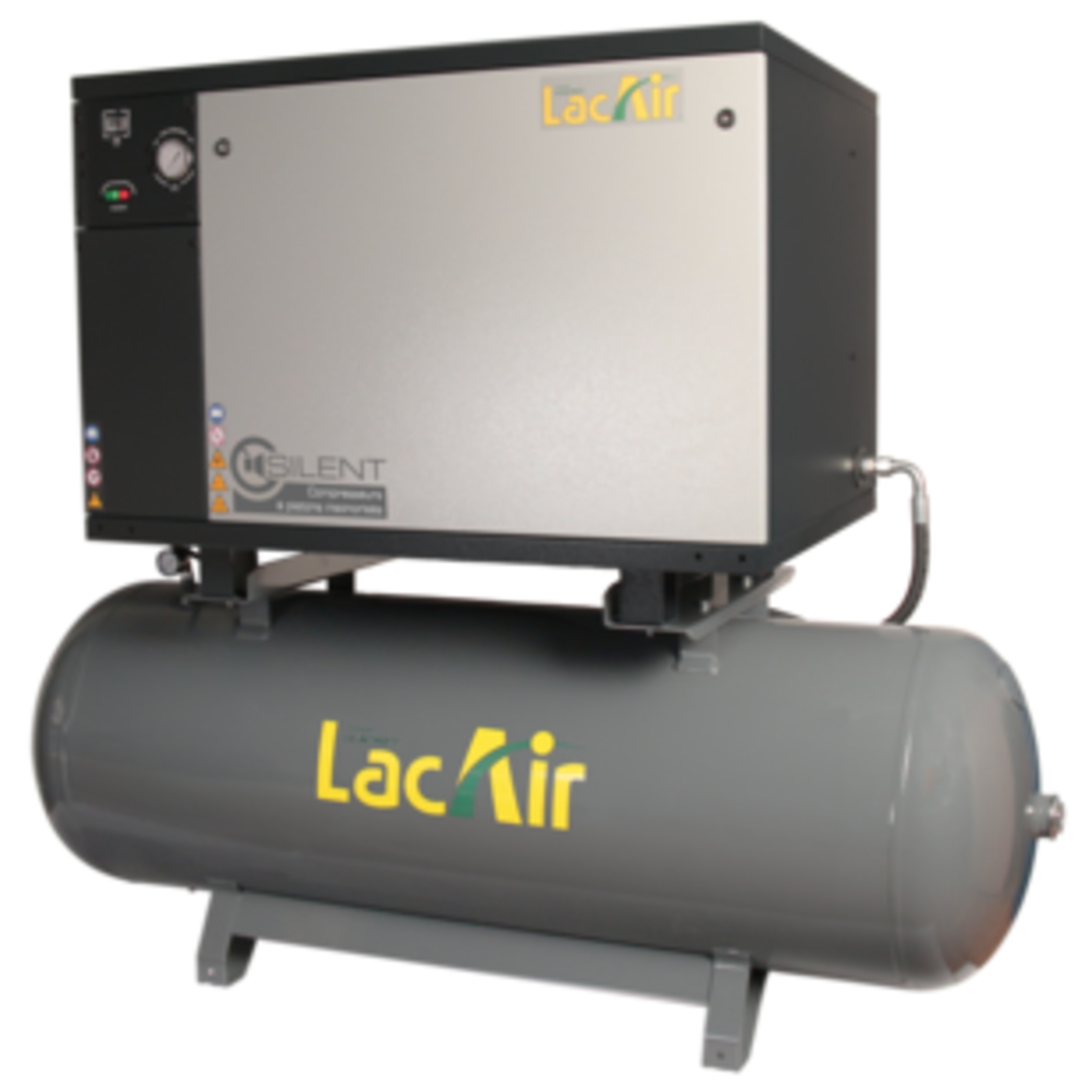 Compresseur Fixe Insonorisé C65/500 D - 64,6 m³/h triphasé - 500 Lt 10 bar LACME - 464912