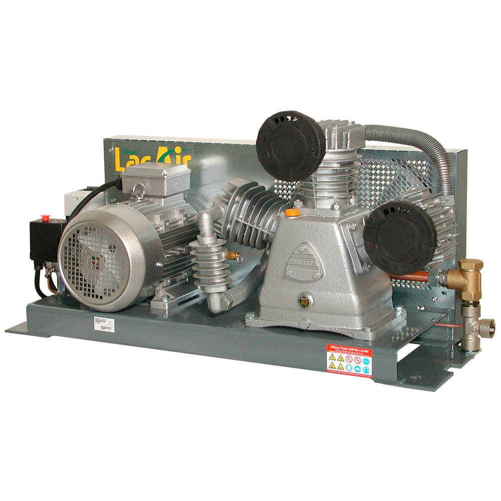 Platine au sol à pistons fixe spécial atelier 12 bar LACME Fixair 40 - 465200