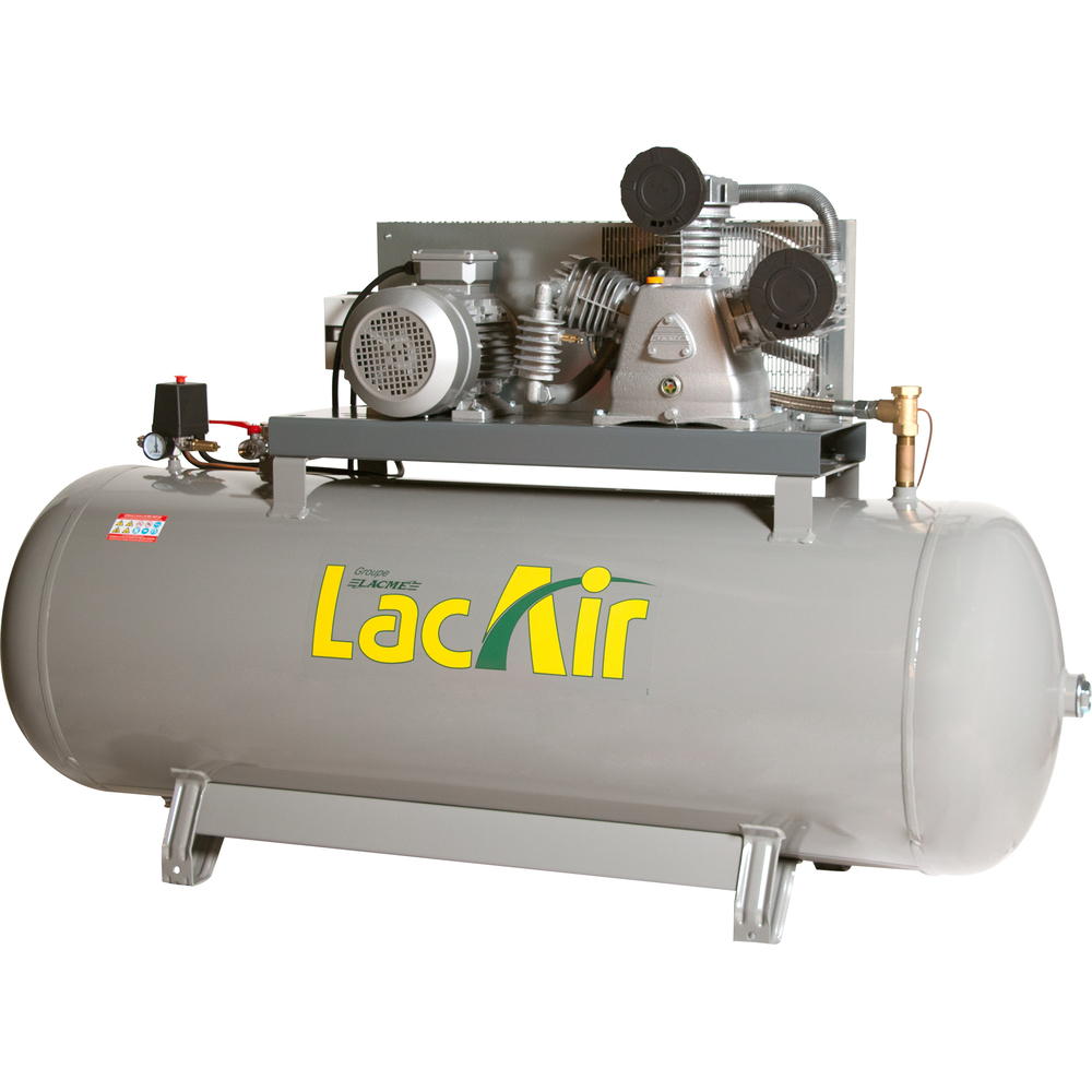 Compresseur fixe 500 l 12 bar 7,5 cv LACME Fixair 40/500 - 465221