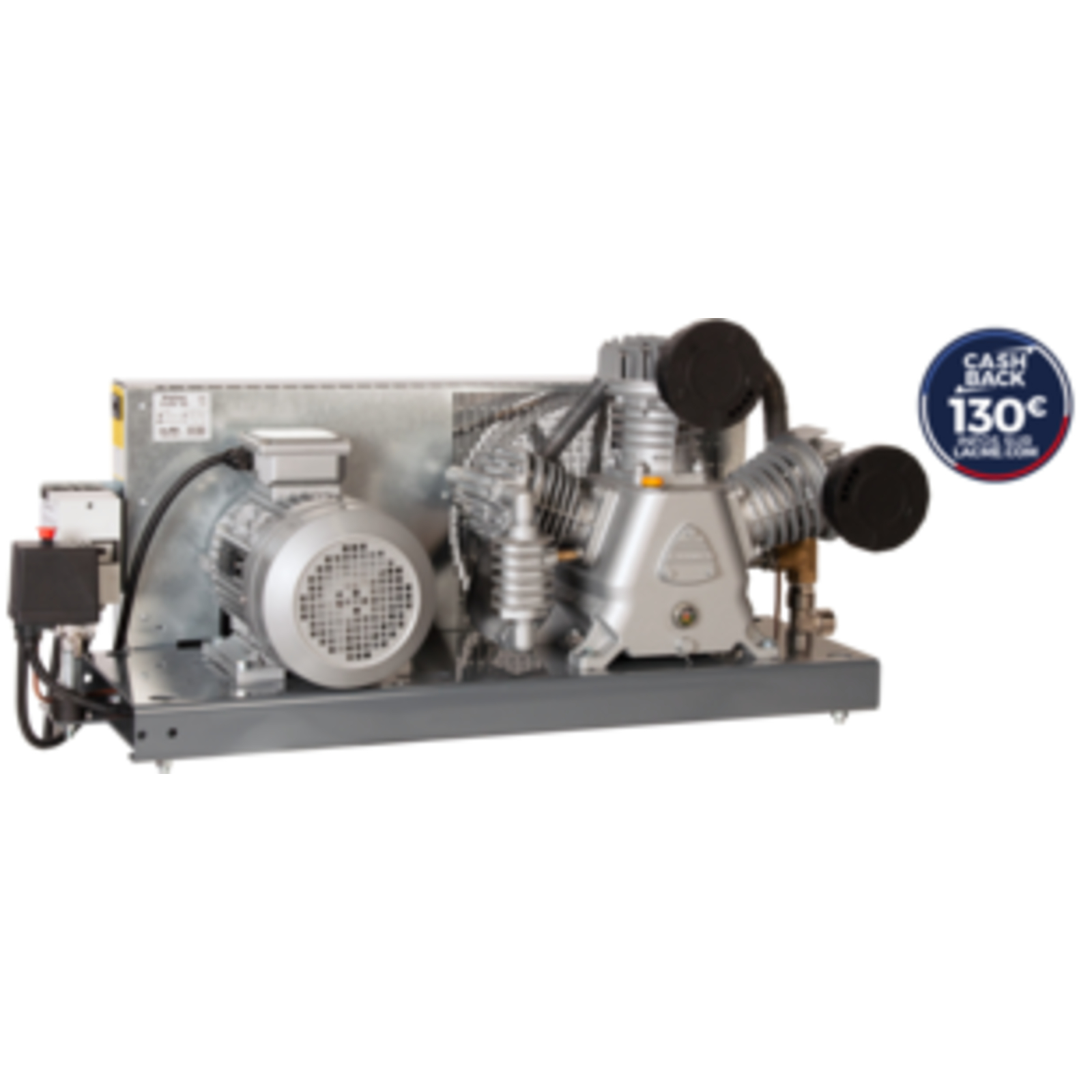 Platine FIXAIR 40 WB HP 40 m³/h - 10 CV triphasé - Biétagé 14 bar LACME - 465241
